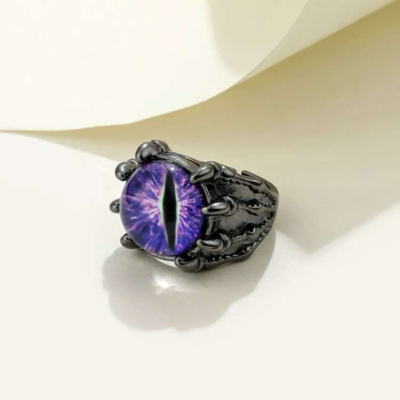 Men's Monster Claw Eye Ring - Picture 3 of 6